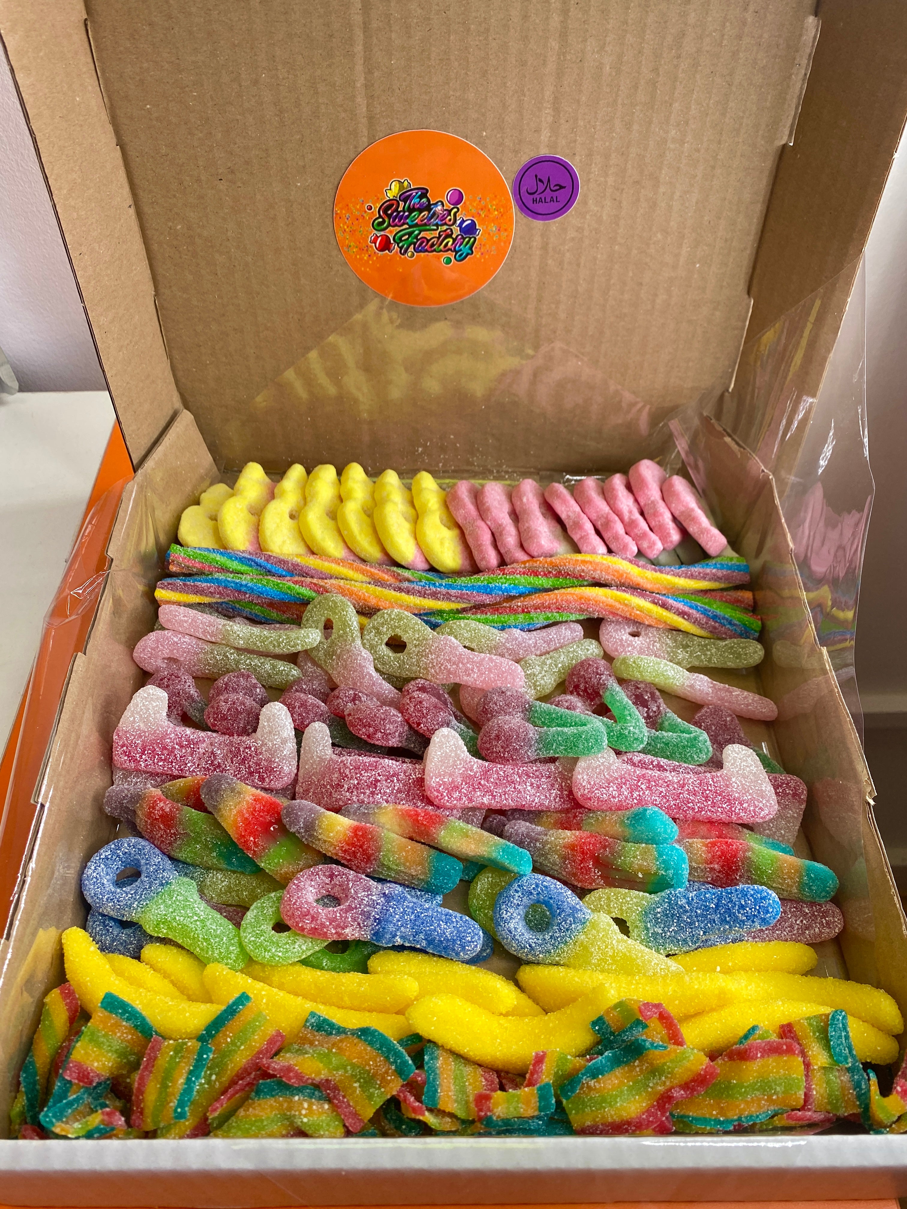 1kg Fizzy Halal Box The Sweeties Factory